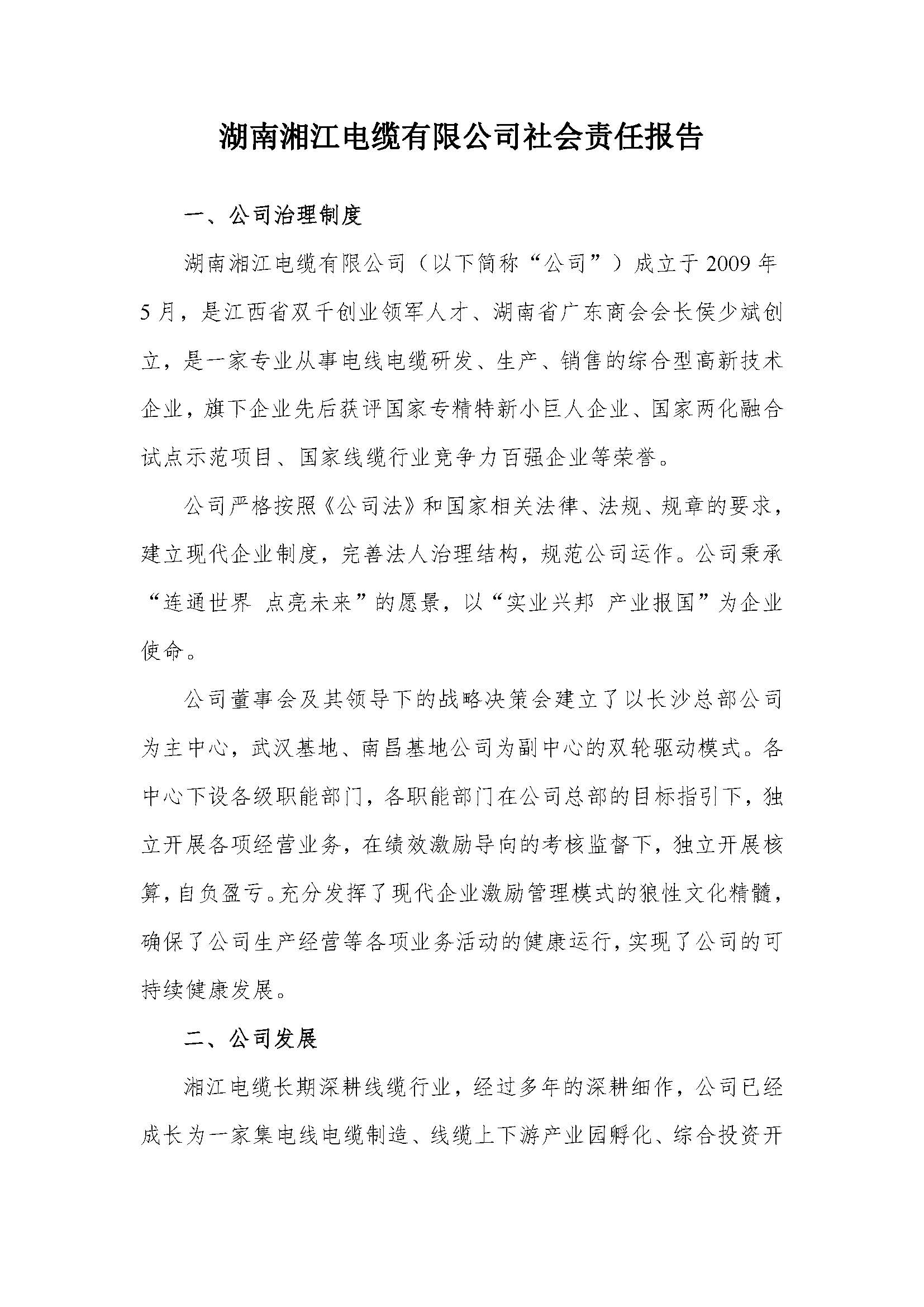 湘江电缆绿色工厂社会责任报告_页面_1